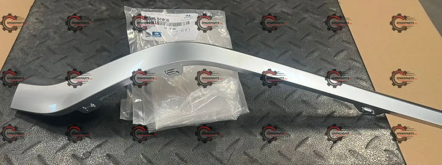 Hyundai moulding front bumper, lh 86595S1600