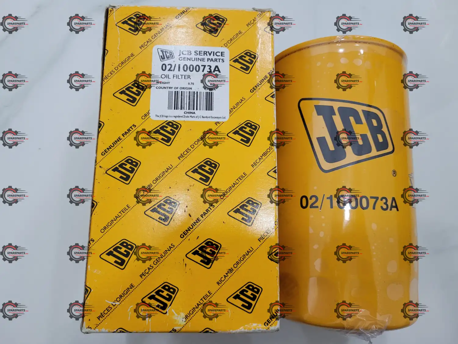 JCB oil filter 02/100073A