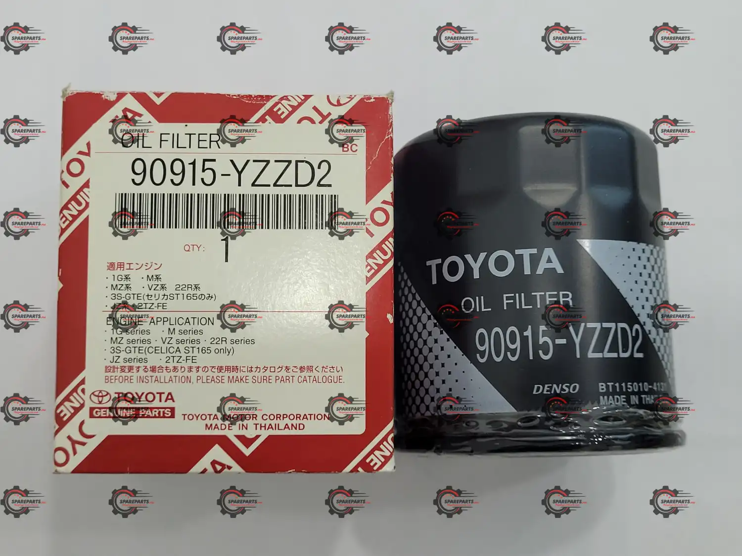 Toyota oil filter 90915-YZZD2